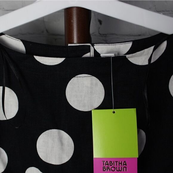 Women's Tabitha Brown x Target Polkadot Top Medium - Picture 2 of 6